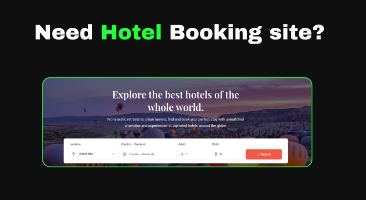 I will set up a Professional Hotel booking Website