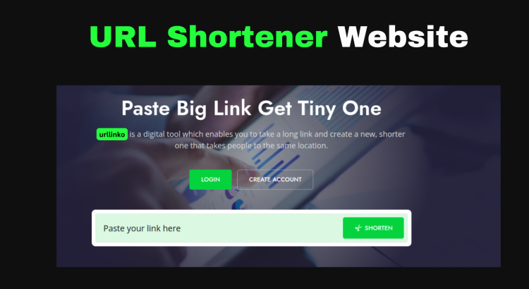 I Will create a URL shortener Website for you