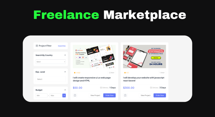 I Will Create a Professional Freelance Marketplace Website for You